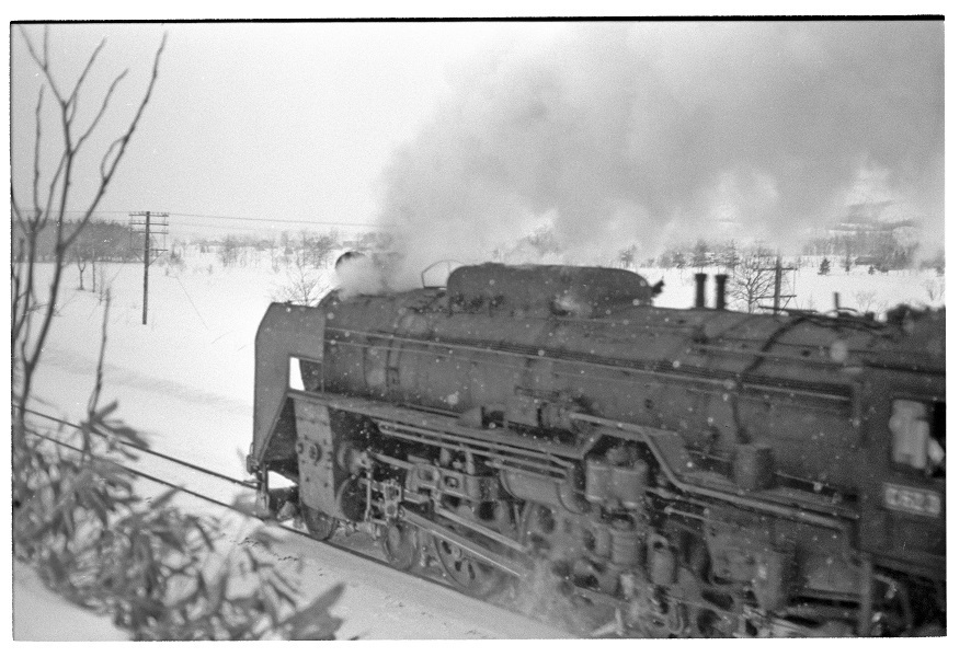 熱郛～上目名でC62重連ていねを撮る 昭和43年3月鉄道撮影日記